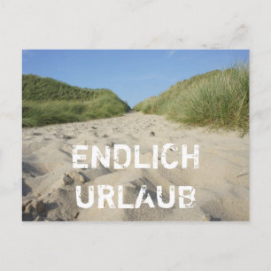 CARTE POSTALE LES VACANCES DE LA PLAGE