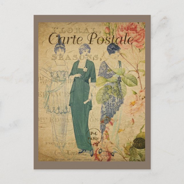 Carte Postale Les Vintages parisiennes (Devant)
