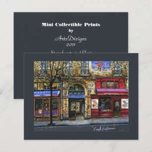 Carte Postale Les vitrines à Paris Imprimantes miniatures