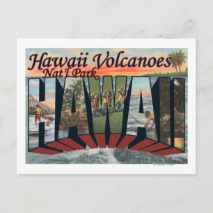 Carte Postale Les volcans d'Hawaii Nat'l Park, Hawaii