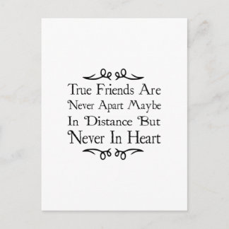 Carte Postale Les Vrais Amis Ne Sont Jamais Disparus