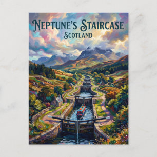 Carte Postale L'escalier de Neptune Écosse
