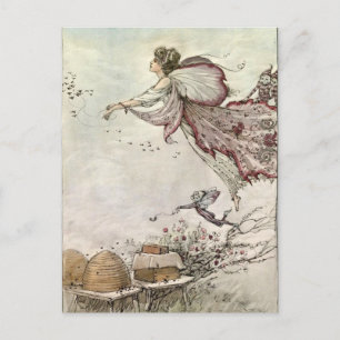 Carte Postale "L'Esprit de la ruche des abeilles"