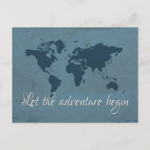 Carte Postale Let the adventure begin