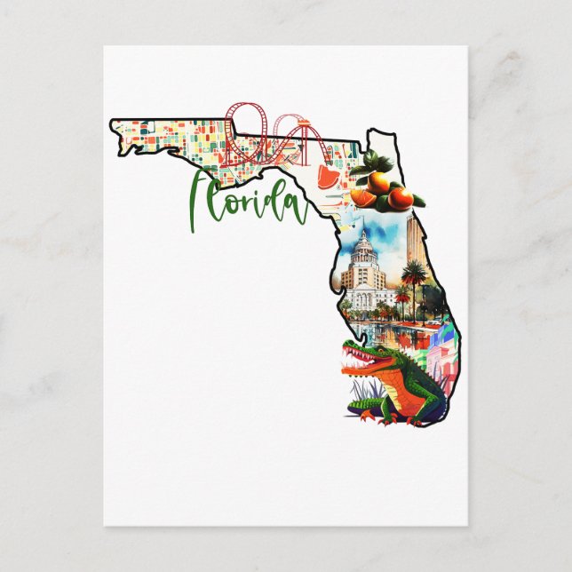 Carte Postale L'État De Floride (Devant)