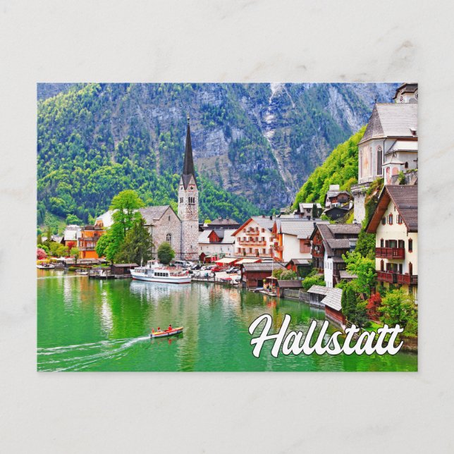 Carte Postale L'Été À Hallstatt, Autriche (Devant)