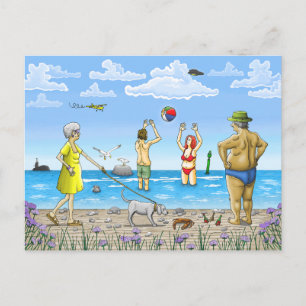Carte Postale L'été à la plage 