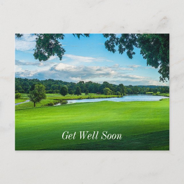 Carte Postale L'Été Au Golf (Devant)