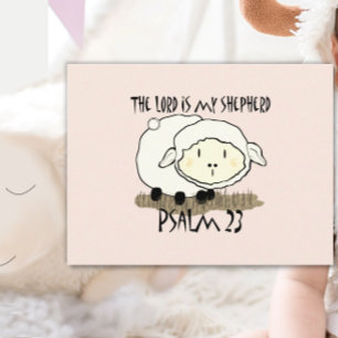 Carte Postale L'Éternel est mon berger Psalm 23 T-shirt bébé - U