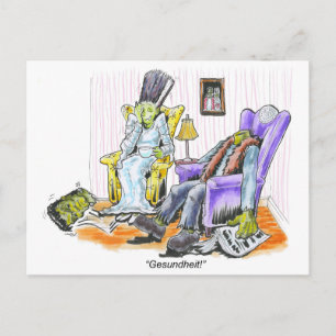Carte Postale L'éternuement de Frankenstein