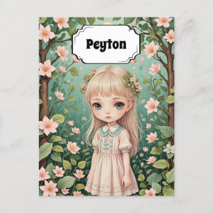 Carte Postale L'Étreinte de Blossom Personnalisée