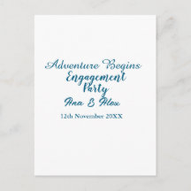 lets the adventure begins engagement party name da