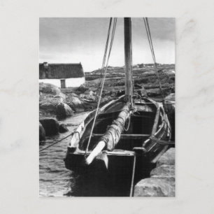 Carte Postale Lettermore Galway Irlande Vieux bateau de pêche