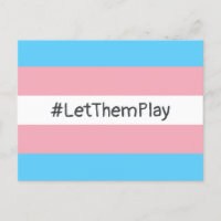 #Let'ThemPlay Drapeau Transgenre Athlètes