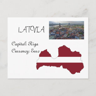 Carte Postale Lettonie