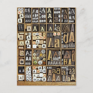 Carte Postale Lettre A