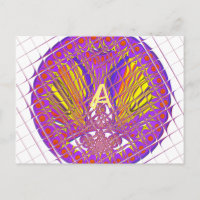 Lettre A, logo coloré design du texte