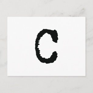 Carte Postale Lettre C