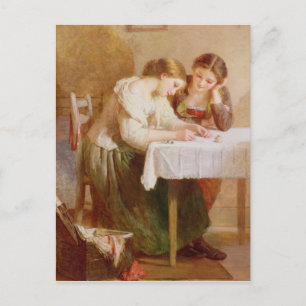 Carte Postale Lettre d'amour, 1871