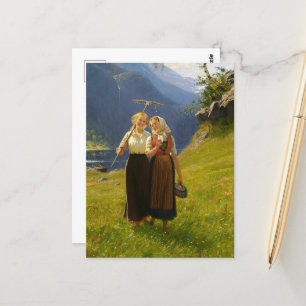 Carte Postale Lettre d'amour de Hans Dahl