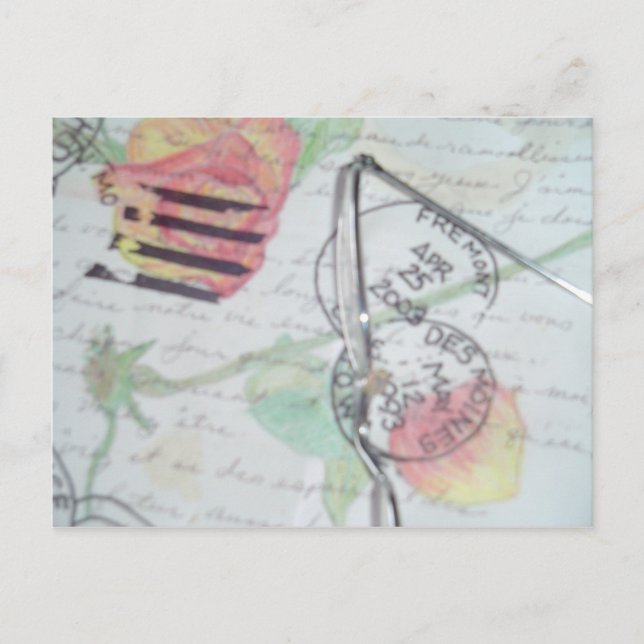 Carte Postale Lettre d'amour- marque-posters (Devant)
