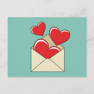 Carte Postale Lettre de love