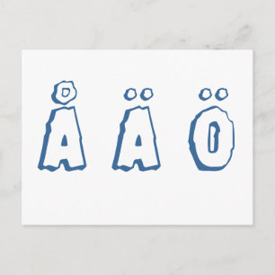 Carte Postale Lettre de Swedish