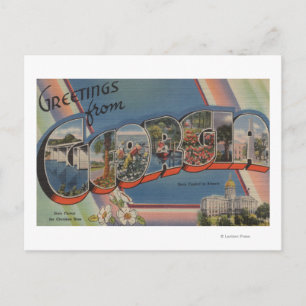 Carte Postale LETTRE GéorgieGrandes ScènesGéorgie