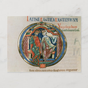 Carte Postale Lettre initiale 'O' Osculatur me - Laissez-moi emb