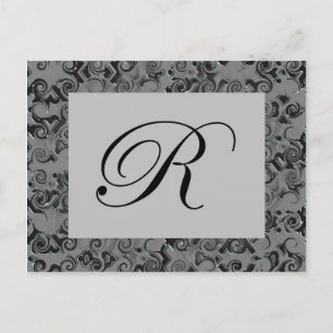 Carte Postale Lettre monographique R