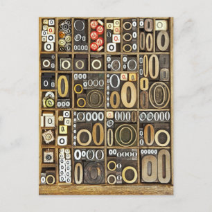 Carte Postale Lettre O