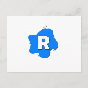 Carte Postale Lettre R