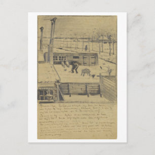 Carte Postale LETTRE Van Gogh Esquisse 330