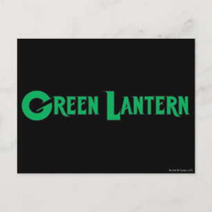 Carte Postale Lettres de lanterne verte 2