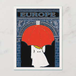 Carte Postale L'Europe en pluie
