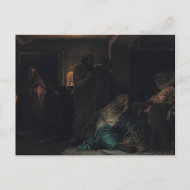 Carte Postale L'évanouissement de la Vierge, 1856 (Devant)