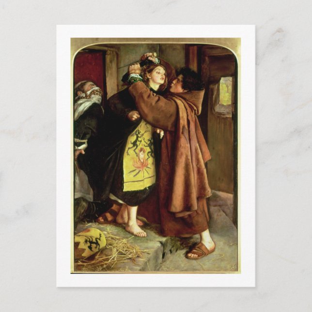 Carte Postale L'évasion d'un hérétique, 1559, 1857 (huile sur to (Devant)