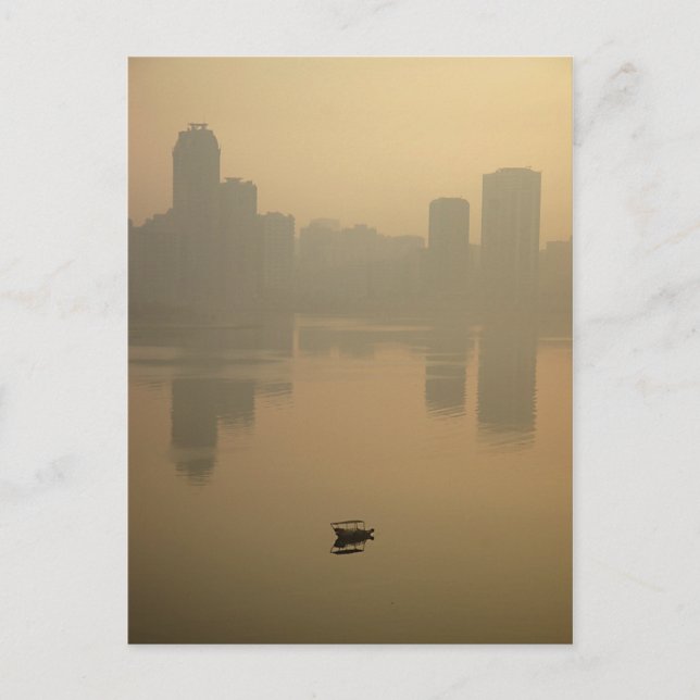 Carte Postale Lever de soleil à Dubaï (Devant)
