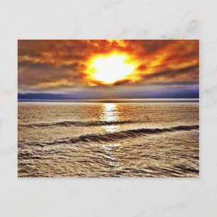 Carte Postale Lever de soleil à l'OBX de la Caroline du Nord