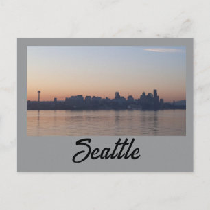 Carte Postale Lever de soleil à Seattle