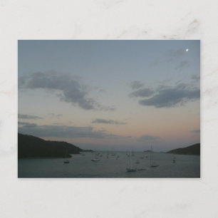 Carte Postale Lever de soleil à St. Thomas IV Îles Vierges améri