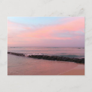 Carte Postale Lever de soleil à Waikiki Beach
