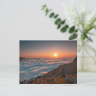 Carte postale Lever de soleil au-dessus de la mer 