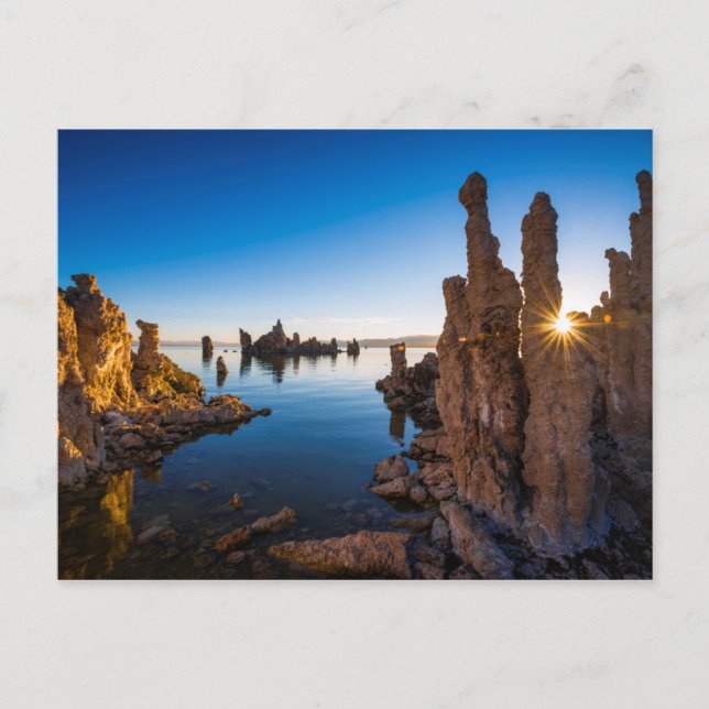 Carte Postale Lever de soleil au lac Mono, Californie (Devant)