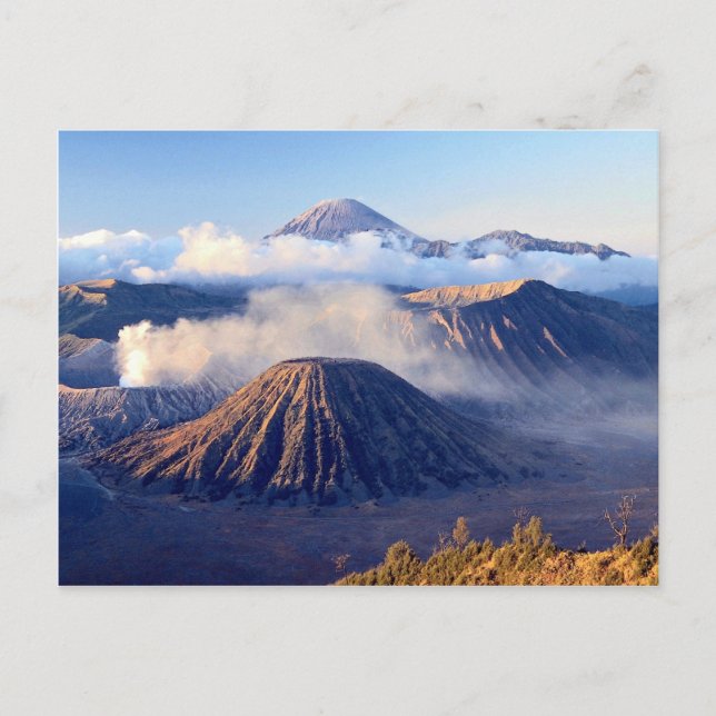 Carte Postale Lever de soleil au Mont Bromo, Java, Indonésie (Devant)