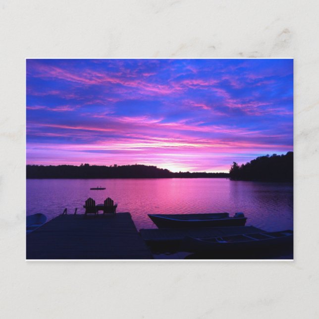Carte Postale Lever de soleil dans le Maine ! ! ! (Devant)