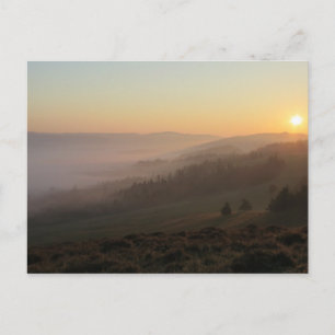 Carte Postale Lever de soleil Pieniny