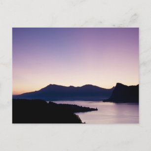 Carte Postale Lever de soleil Rigi Suisse