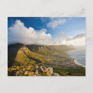 Carte Postale Lever de soleil sur Camps Bay et Table Mountain