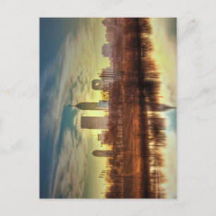 Carte Postale Lever de soleil sur Indianapolis, IN